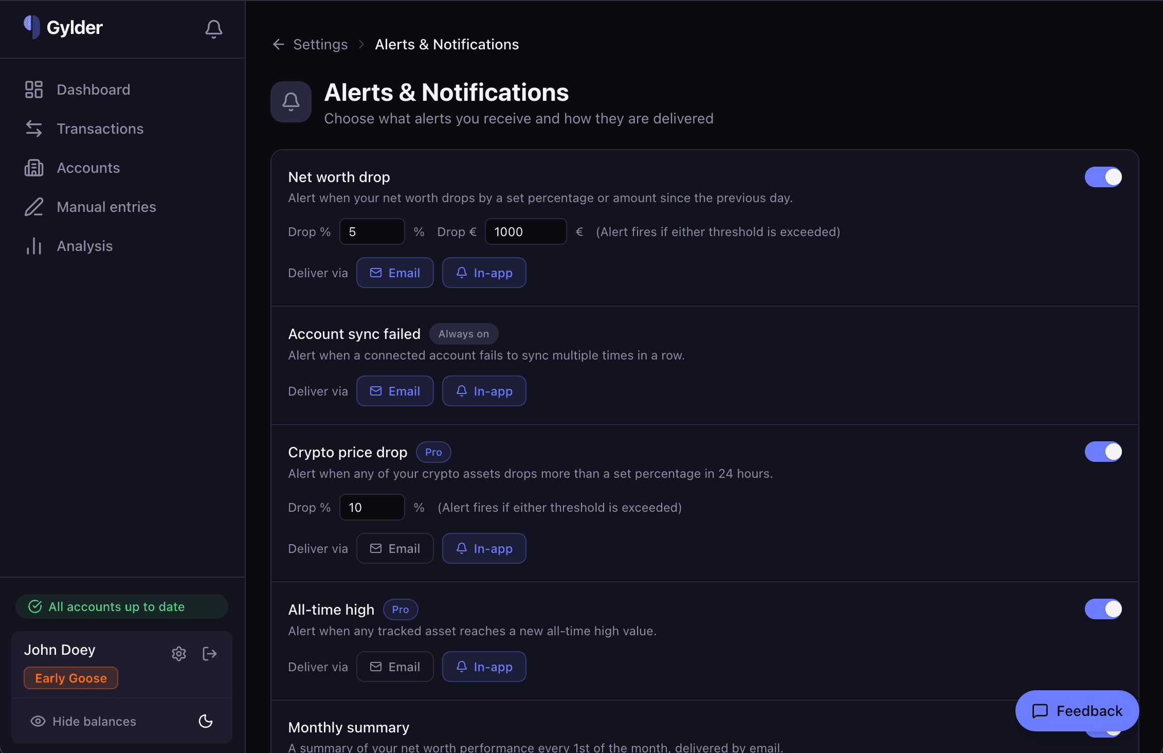 Alerts and Insights That Keep You on Track